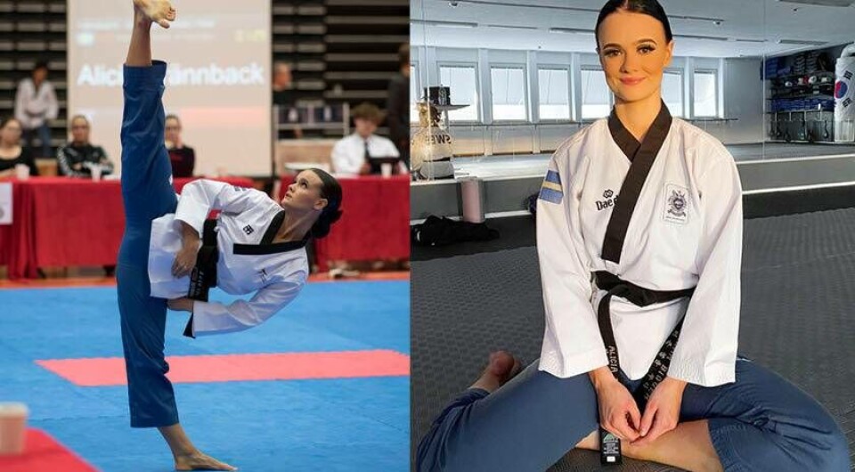Västerås Alicia Brännback under Danish Open, den första riktiga tävlingen på ett och ett halvt år. Foto: Henrik Ladegaard-Pedersen