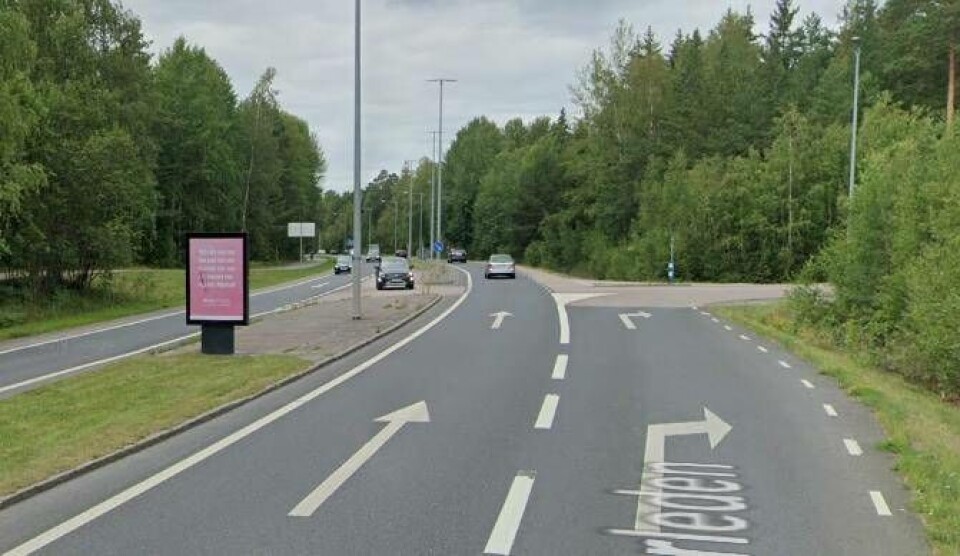 Korsningen Österleden/Tillbergaleden kommer att få en rondell. Foto: Google maps×1 / 2Visa bildtextBild 1 av 2
