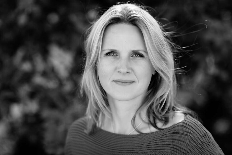 Författare. Annika Billberg har skrivit Tutte Brödsmula & Kalle Humla – En virrig pirrig vår, som utspelar sig i Hallstahammar. Foto: Lena Larsson