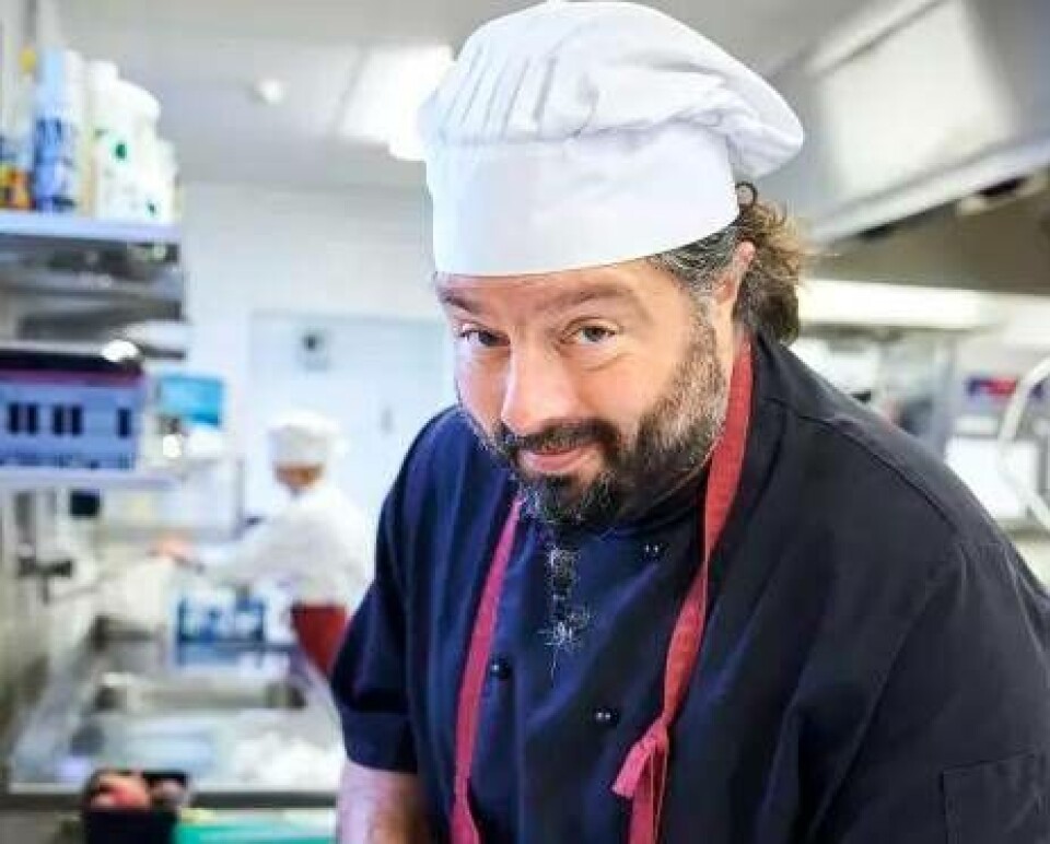Ivan Henriksen, köksmästare på Lövängsskolan, är årets skolkock 2018. Foto: Västerås stad