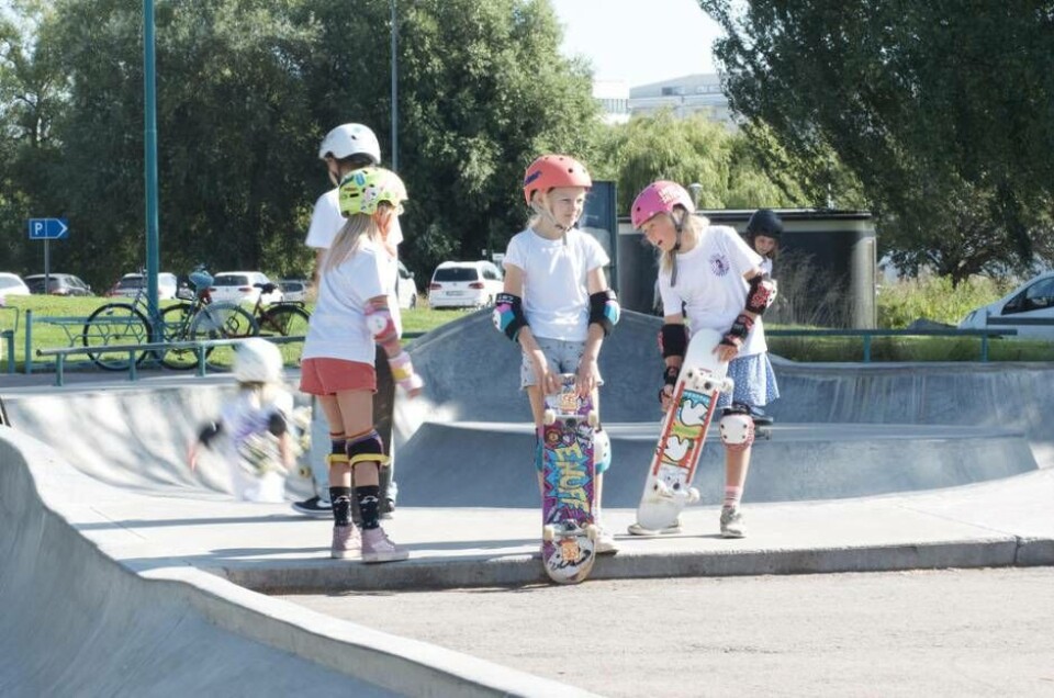 Dags för Girls Skate Jam igen i Löga Skatepark nästa söndag 21 augusti. Foto: Niclas Cronsioe