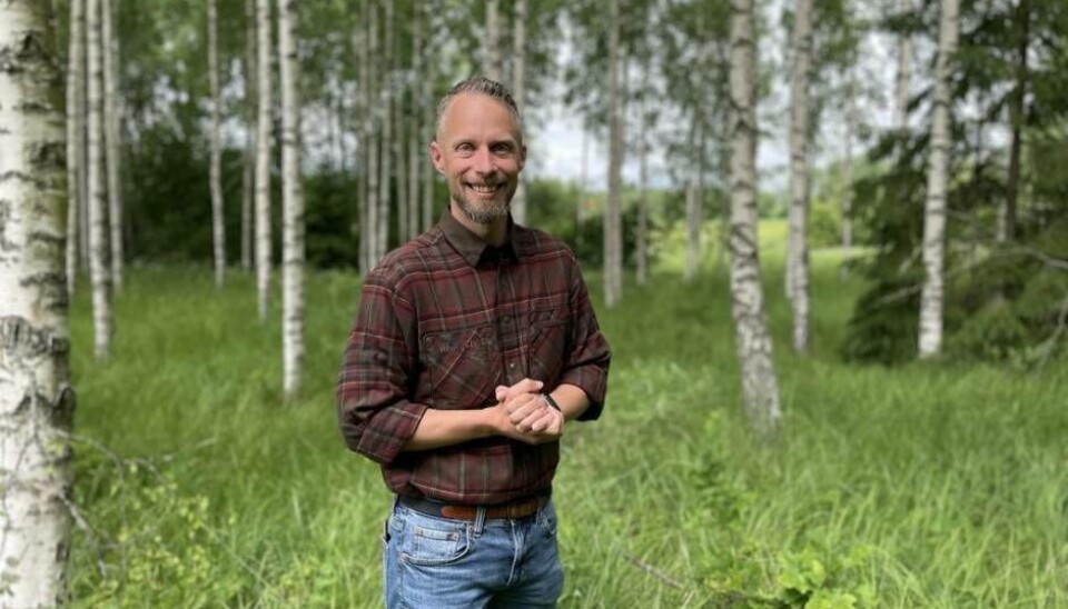 Smultronstället. Här ute vid hemmet i Kungsåra trivs Erik Johansson (SD) allra bäst.