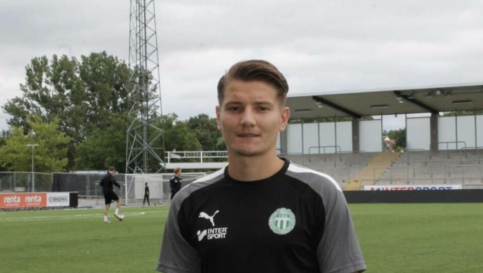 Martin Gamboš ansluter till VSK i Superettan. Foto: VSK Fotboll