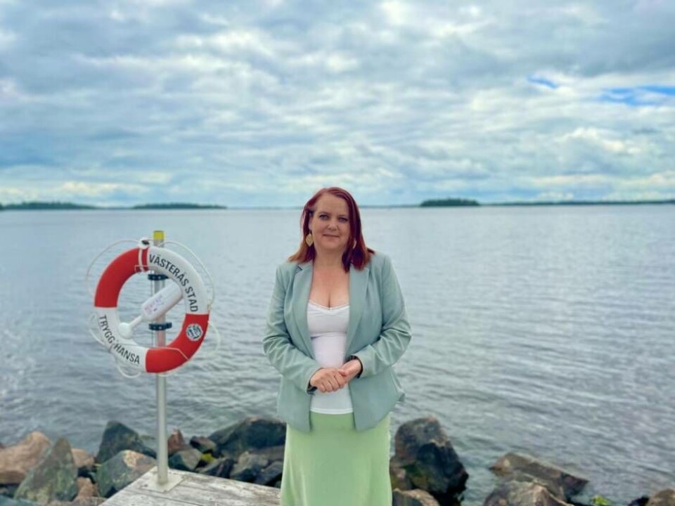 Naturskönt. Amanda Grönlund i naturen som finns i och runt Västerås. Favoritplatsen är klipporna vid Ängsö. Foto: Michaela Ericzén