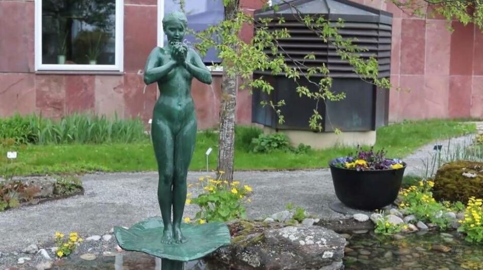 Anders Zorns Morgonbad i Botaniska trädgården i Västerås. Foto: Västerås konstmuseum