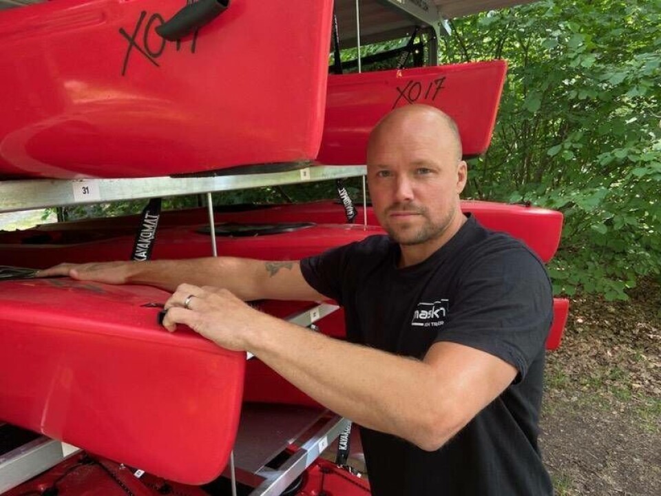 Bra läge. Richard Svensson säger att Johannisberg är ett perfekt ställe för en Kayakomat. Foto: Liselott Mellesmo