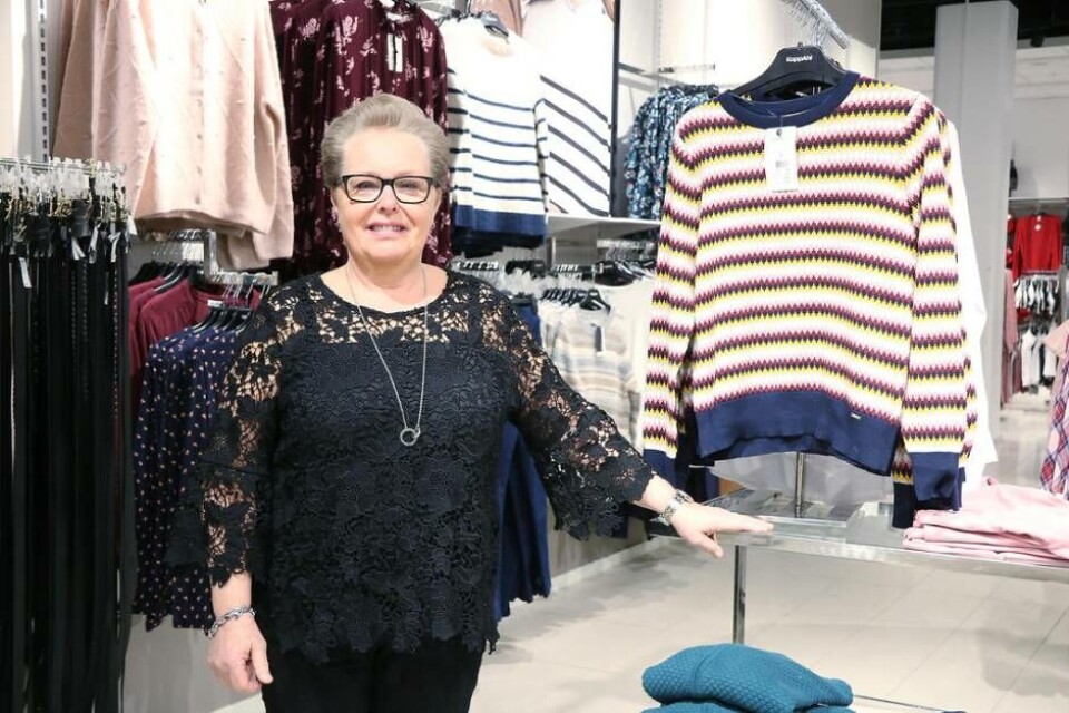 Efter 43 år lämnar nu Anette Cederholm sitt älskade Kappahl för ett liv som pensionär. Foto: Helena Andersson