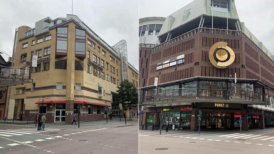 Gallerian och Punkt får en nya entréer mot Kopparbergsvägen. Foto: Jonas Edberg