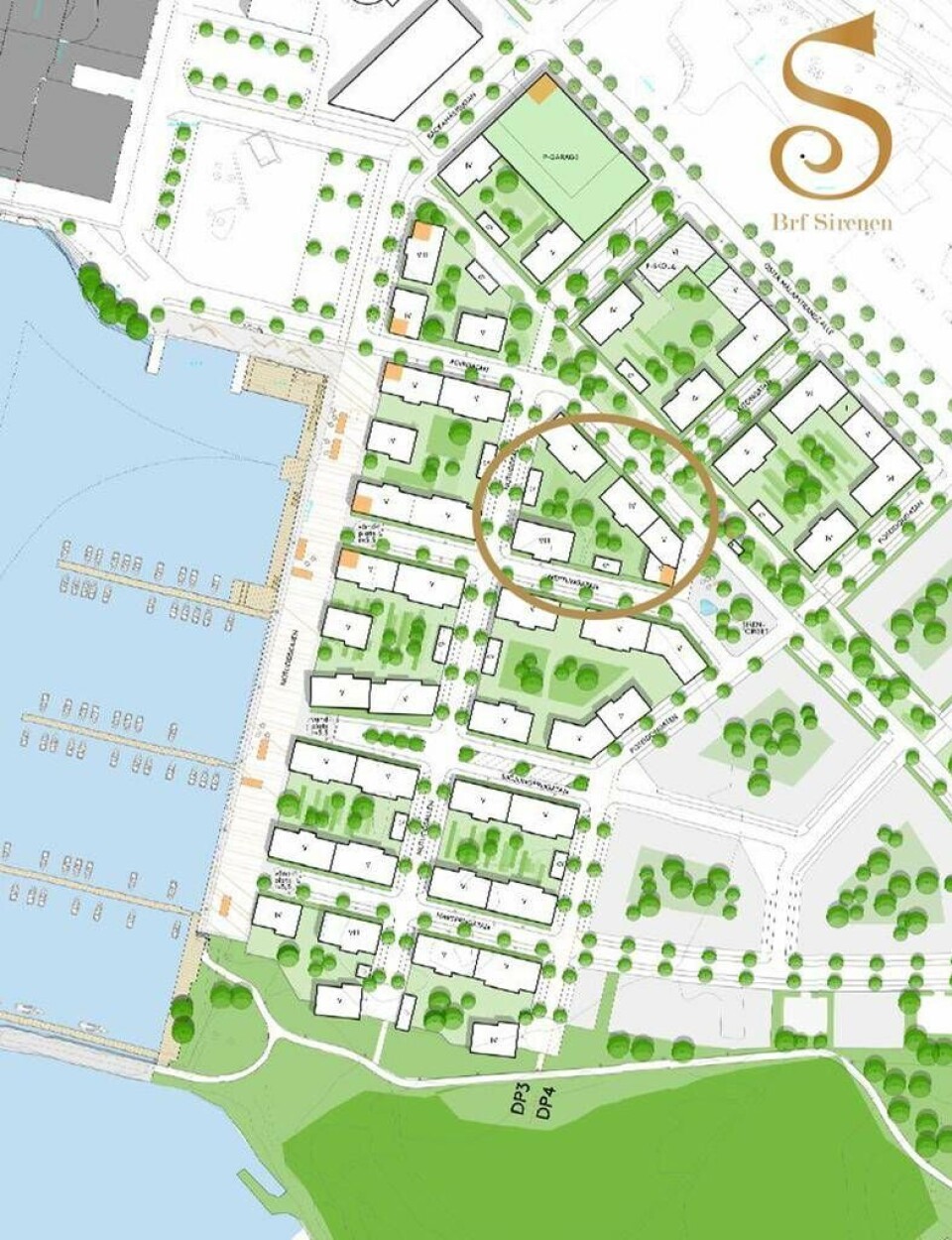 Nya området på Öster Mälarstrand.
