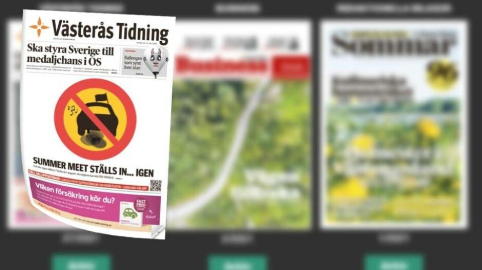 Läs helgens Västerås Tidning som e-tidning