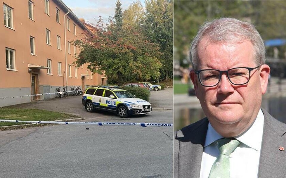 Anders Teljebäck reagerar starkt mot gängvåldet efter mordet på Gideonsberg. Foto: Jonas Eberg / Sofie Tejre