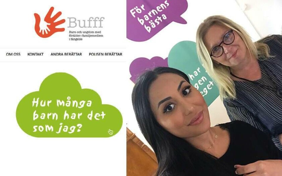 Lara Dashian och Pia Bergström på Bufff vill skapa en mötesplats för barn och ungdom med en förälder eller familjemedlem i fängelse Foto: Privat