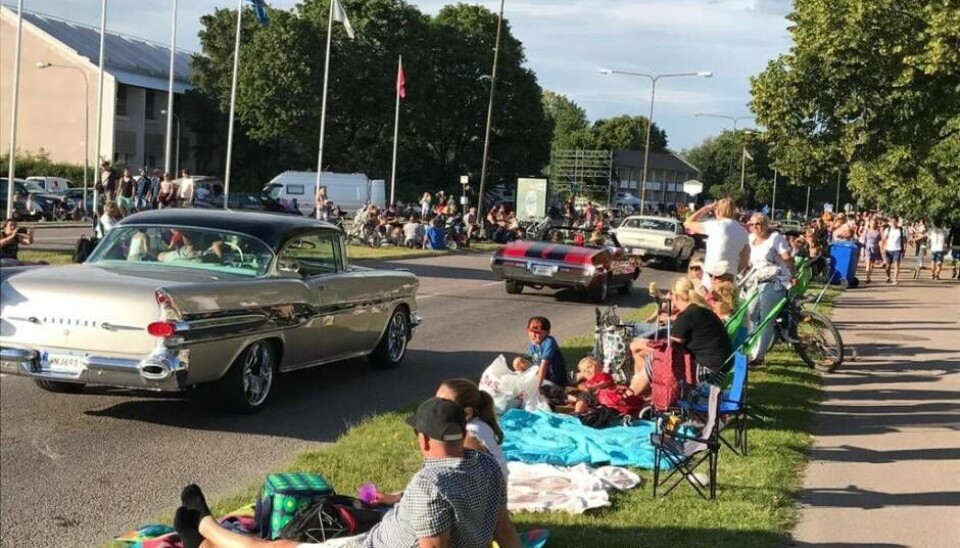 Finbilscruising under Summer Meet. Finbilscruising under Summer Meet.