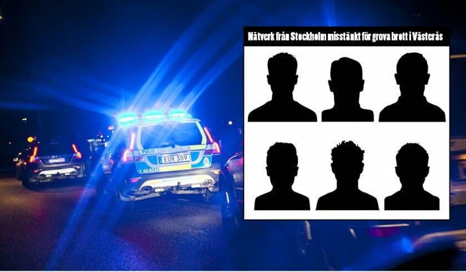 Kriminellt nätverk från Stockholm utreds för grova brott i Västerås