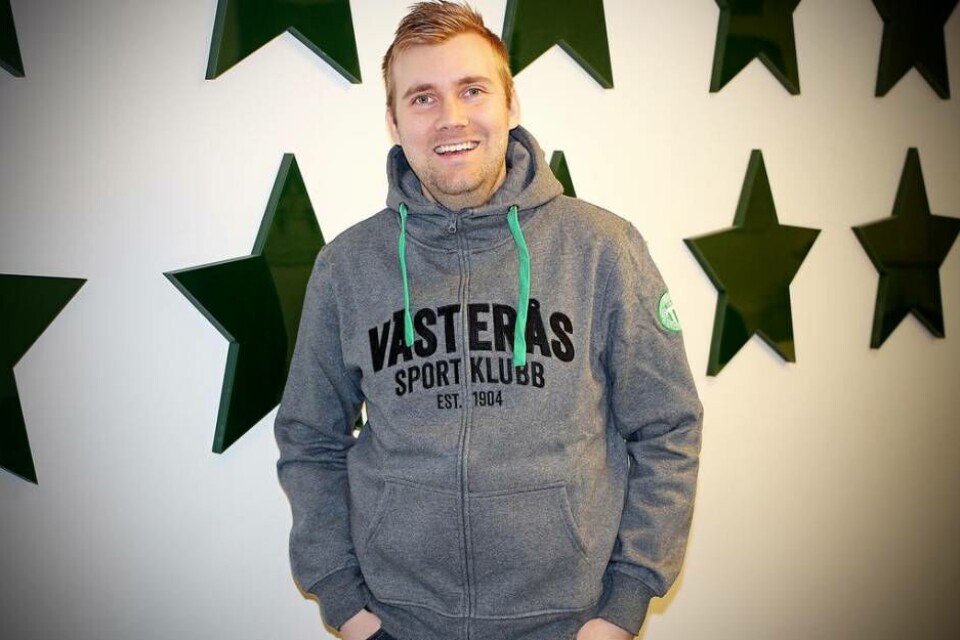 Olle Wiberg går nu in på sin andra säsong som huvudtränare för VSK:s damlag. Foto: VSK