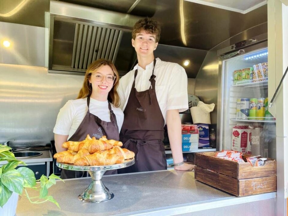 Förväntansfulla. Loella och Edgar från Marcel P ser fram emot sommaren i Vasaparken. Foto: Michaela Ericzén×1 / 2Visa bildtextBild 1 av 2