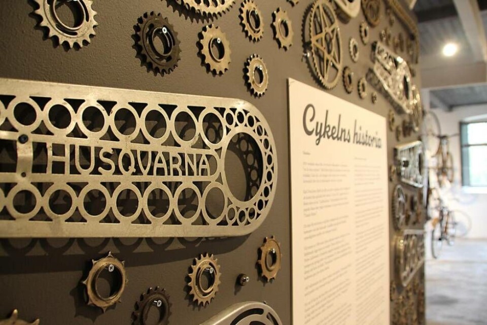 Liksom på mc-museet finns det en hel del rekvisita även på cykelmuseet. Foto: Jonas Bergvist