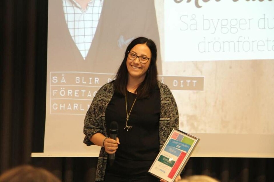 Stjärna. Angeliqa Mejstedt som driver företaget Vandringsbloggen är årets Stjärnföretagare. Foto: Helena Andersson×1 / 2Visa bildtextBild 1 av 2