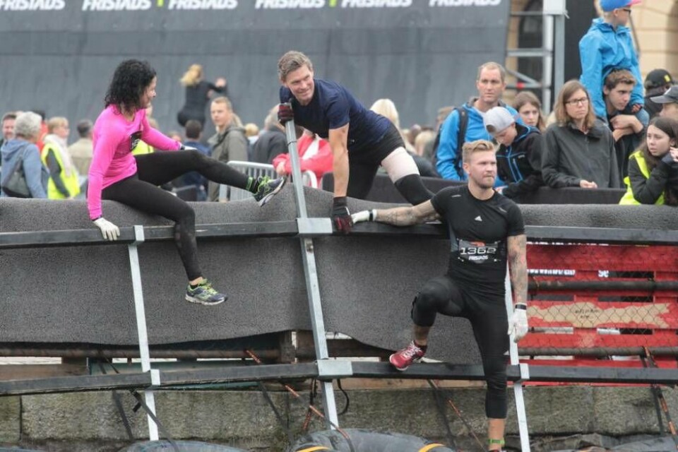 Deltagare i 2017 års Actionrun. Foto: Fredrik Klevenhaus