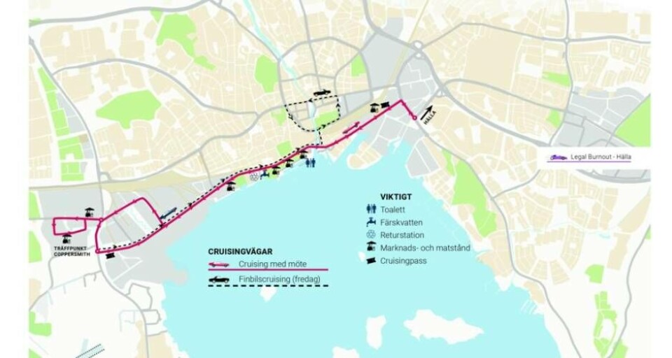 Ny sträckning. Crusingen har till i år fått en ny sträckning och blir dessutom dubbelriktad.