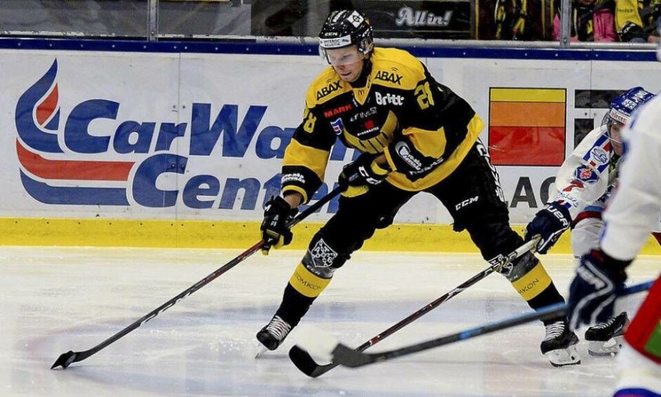 Lukas Zetterberg återvänder till VIK efter att ha fått sparsamt med speltid i SHL-klubben Brynäs. Foto: STEFAN LINDGREN/Arkiv