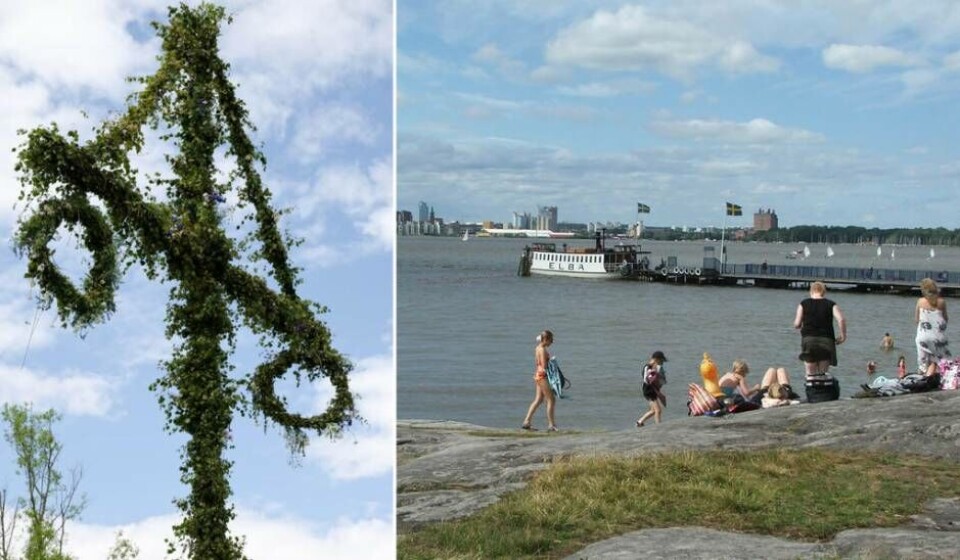 I år blir det midsommarfirande ute på Östra Holmen. Foto: Helena Andersson