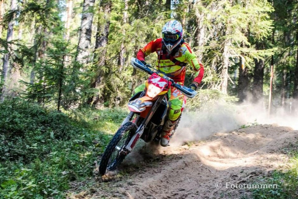 Patrik Ståhl har lyckats bra hittills i Nordisk Xtrem Enduro Cup. Foto: Thomas Fototummen Nordström