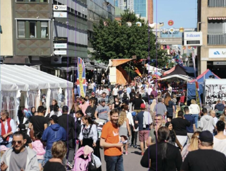30 juni–2 juli – Västerås cityfestival. Västerås egen festival gör efterlängtad comeback efter pandemin. Foto: Västerås Tidning/Arkiv