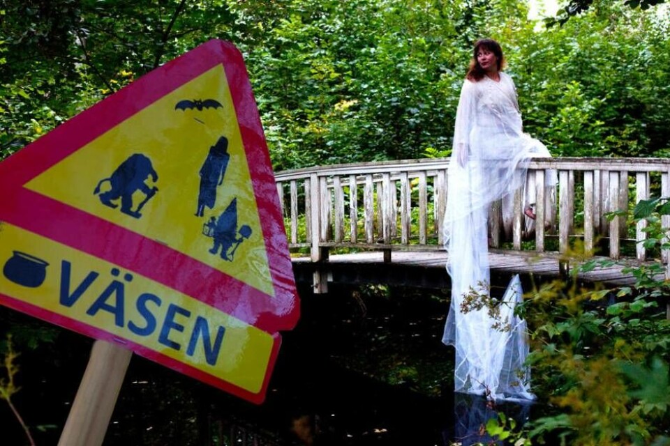En väsenvandring bland älvor och skogsrå. Foto: Sala silvergruva AB