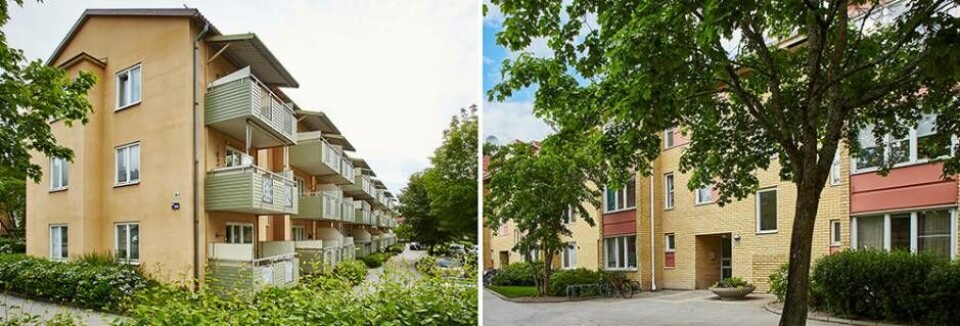 Fastigheterna på Axel Oxelstiernas gata och Skallbergsgatan kommer att säljas. Foto: PRESSBILD