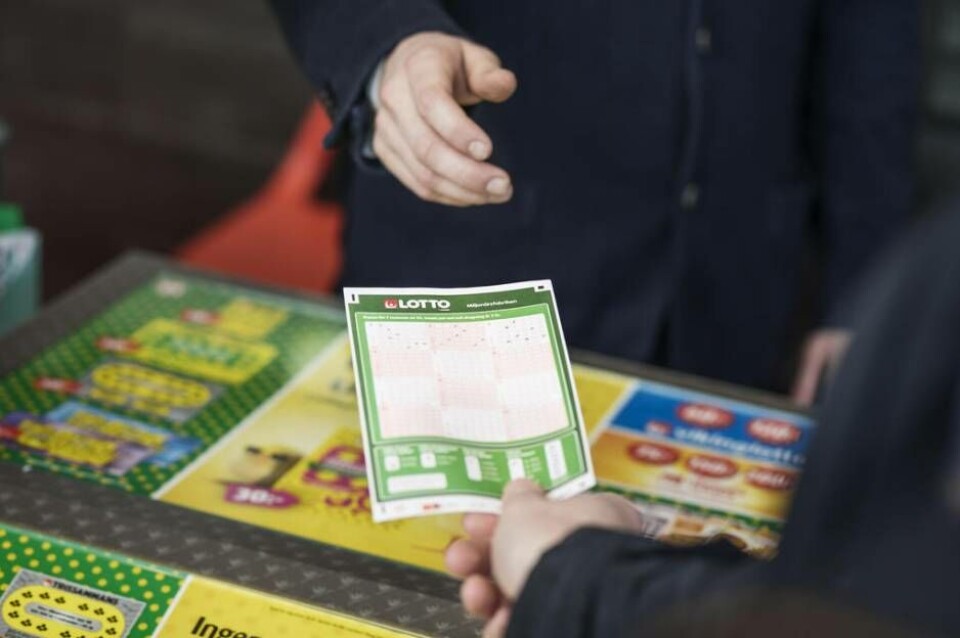 Lottokupong. I helgen blev en man från Västerås miljonär på Lotto. Foto: Adam Wrafter/Bildbyrån