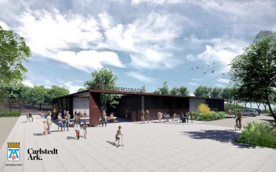 Vision för nya Fredrikbergsbadet. Foto: Carlstedt Arkitekter×1 / 3Visa bildtextBild 1 av 3