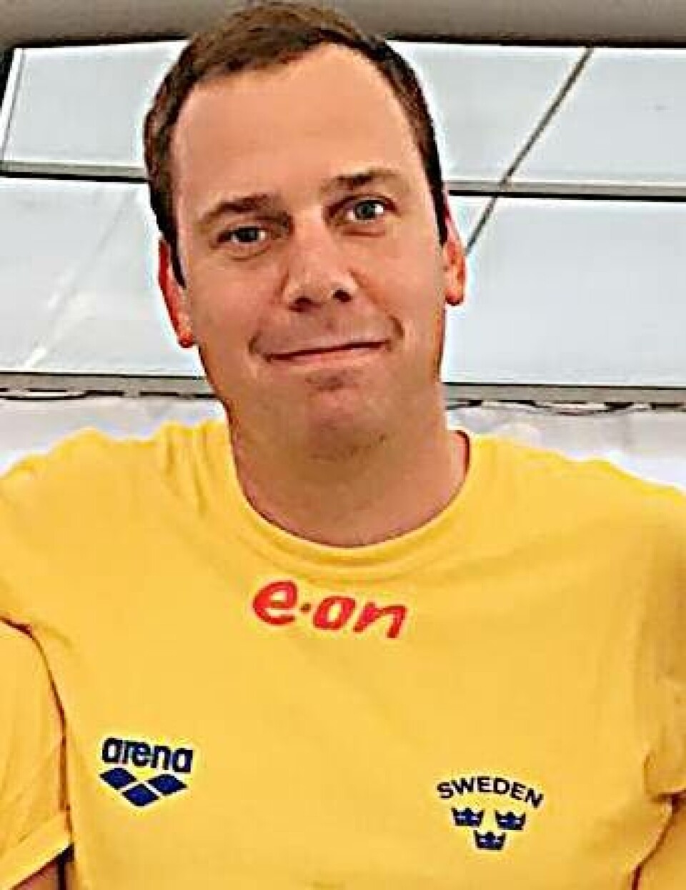 Blågul ledare. Leo Sandberg. Foto: VSS
