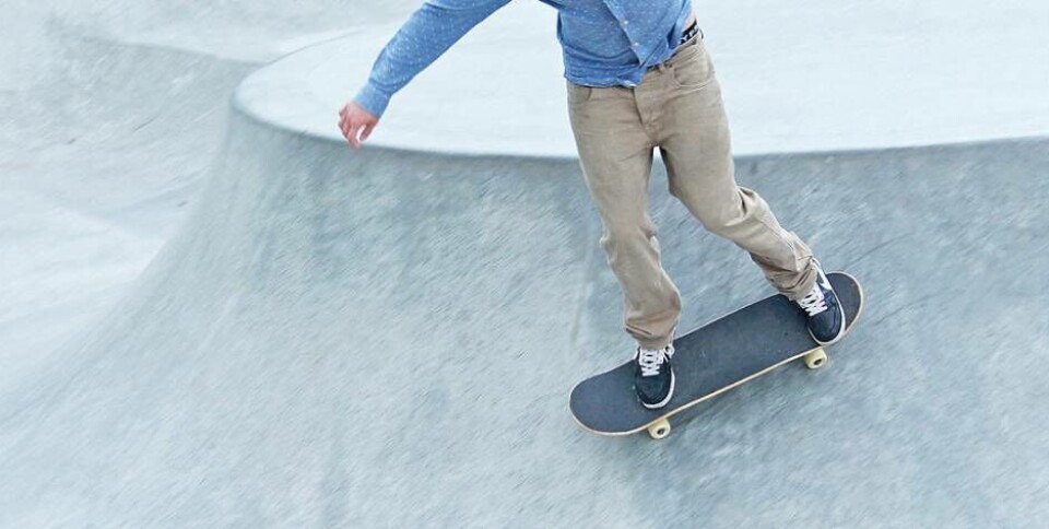 Eddie har själv åkt sedan han var 13 år och vill gärna visa fler sporten han brinner för. Foto: Sandra Fonnisson