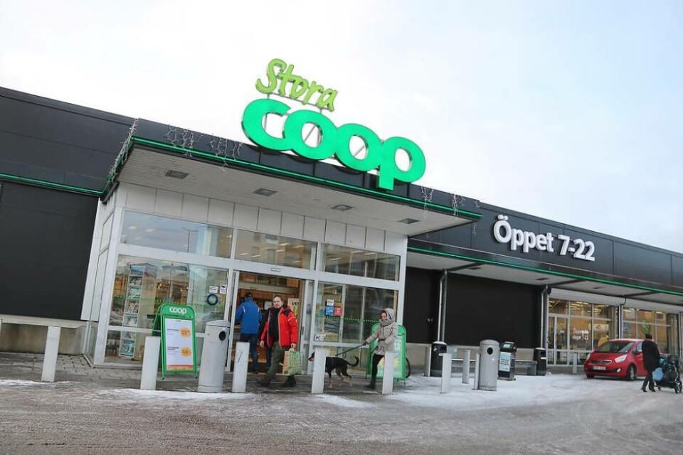 Personalen på Coop stoppade under kvällen en hungrig finsmakare. Foto: Jonas Edberg