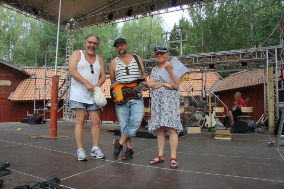 TRIO. Billy Nilsson, Mats Arnell och Nilla Ekström. Foto: Daniel Linderberg