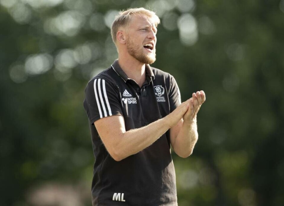 BK-tränaren Markus Lindberg spänner bågen inför årets fulla säsong. ”Vi ska vara med och slåss om seriesegern”. Foto: Jim Ahlerup