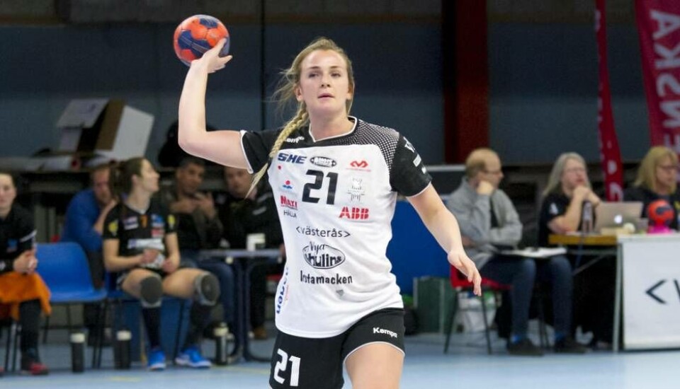 Viola Paulsen var besviken efter förlusten mot Kristianstad. Foto: Stefan Lindgren
