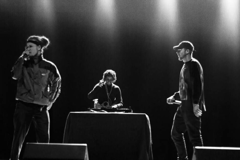 Förra årets vinnare. Hiphop-trion Concrete Combination från Surahammar representerade Västmanland i musiktävlingen Imagine Sweden 2018. I år ställer de upp i tävlingen igen. Foto: Fares Alhajali