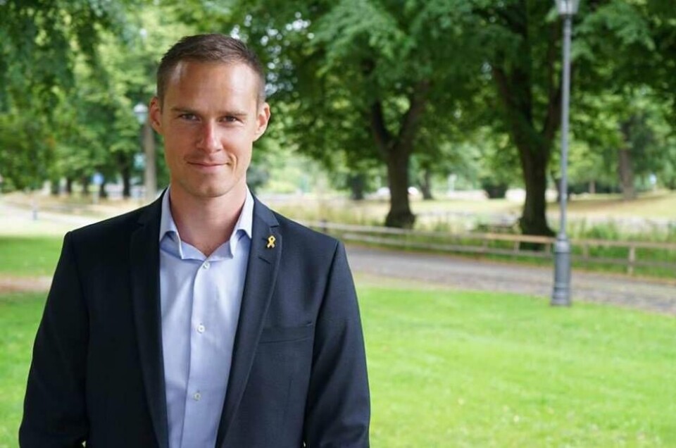 Mikael Andersson Elfgren (M), ledamot i Regionfullmäktige.