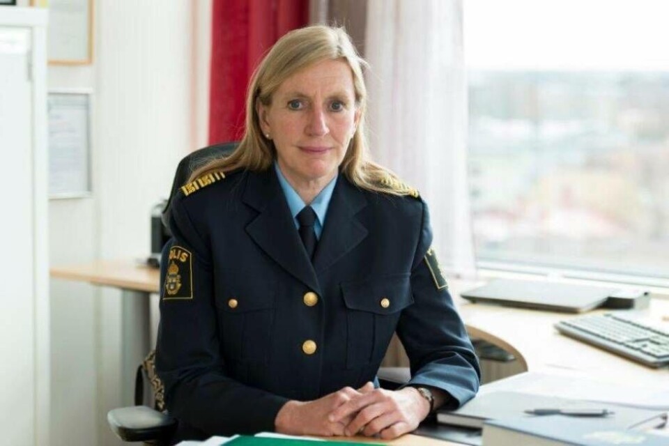 Carin Götblad slutar som chef för polisen i region Mitt. Foto: Polisen