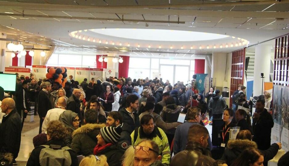 ACC var välfyllt under onsdagen. Foto: Jonas Bergkvist