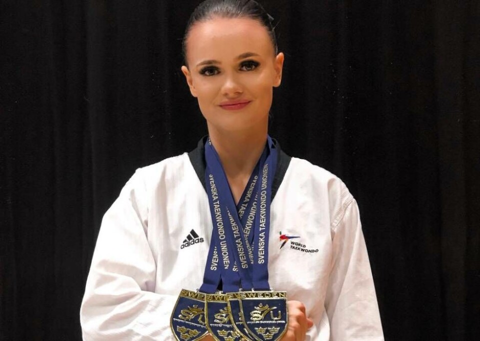 KSA:s EM-medaljör Alicia Brännback har fått en bra start även på denna säsong. Foto: KSA