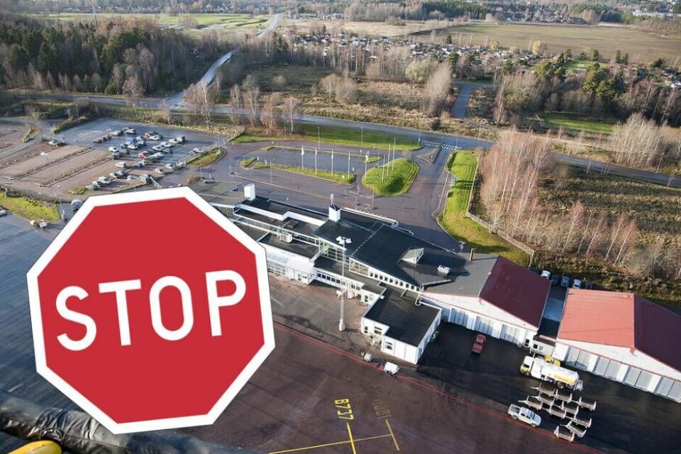 ÅTGÄRD. Sedan i slutet av september är det stopp för starter och landningar på Västerås flygplats. Foto: LENNART HYSE/Arkiv