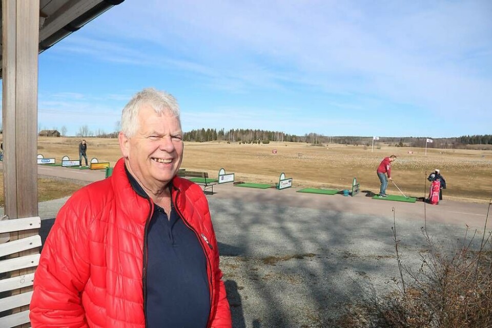 Roger Skanser, ordförande Västmanlands golfförbund räknar med en bra säsong för golfen i Västmanland under 2017. Foto: Lasse Blom