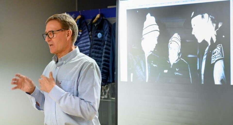 ”Nalle” Johansson bjöd på flera anekdoter och lockade fram många skratt. Foto: Janne Cermenius