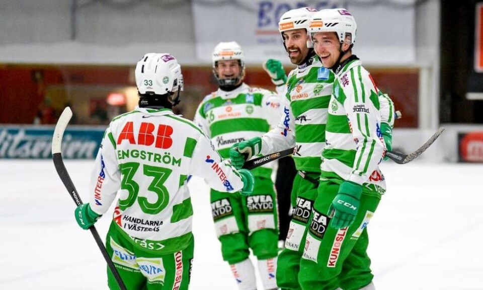 VSK fick bästa tänkbara start på årets upplaga av World Cup med seger i första gruppmatchen mot Vänersborg efter en stark vändning. Foto: Stefan Lindgren/Arkiv