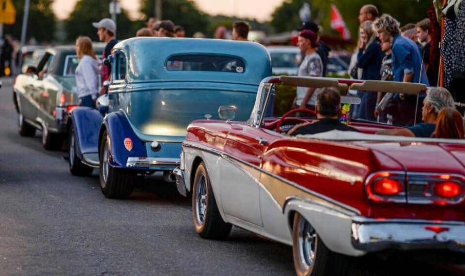 ”Folk har varit glada och nöjda, både publik och utställare. Det har redan nu kommit in förfrågningar från utställare som vill boka till nästa år”, säger Summer Meet-arrangören Klas Brink. Foto: STEFAN LINDGREN
