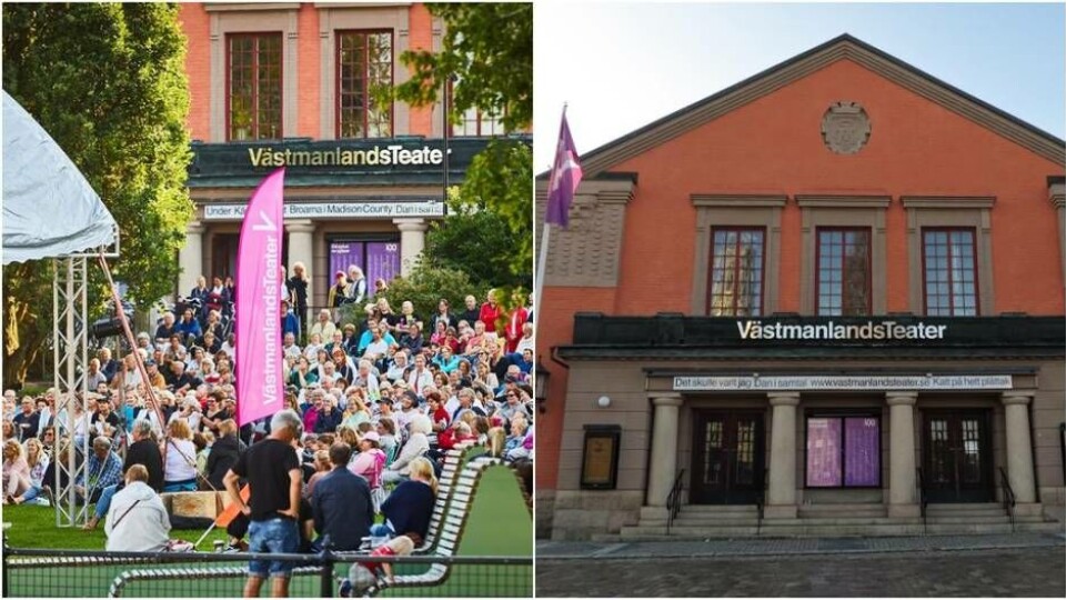 Parkteatern coronasäkrar – och flyttar in. Foto: Västmanlands teater