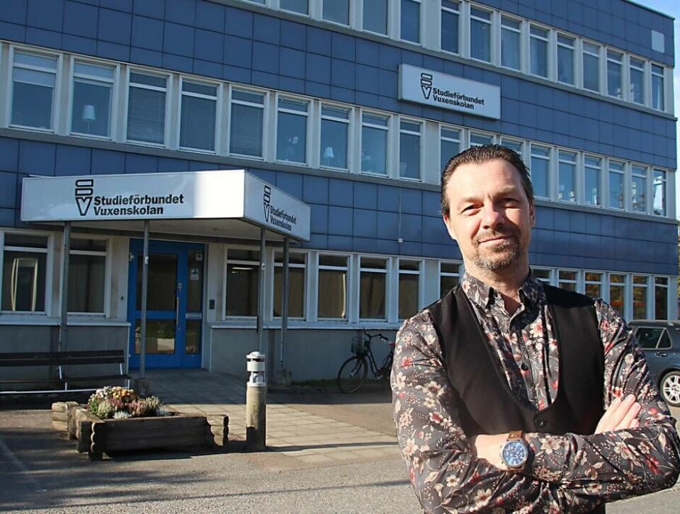 Joakim Öhrndalen, avdelningschef Studieförbundet Vuxenskolan Västmanland. Foto: Pressbild